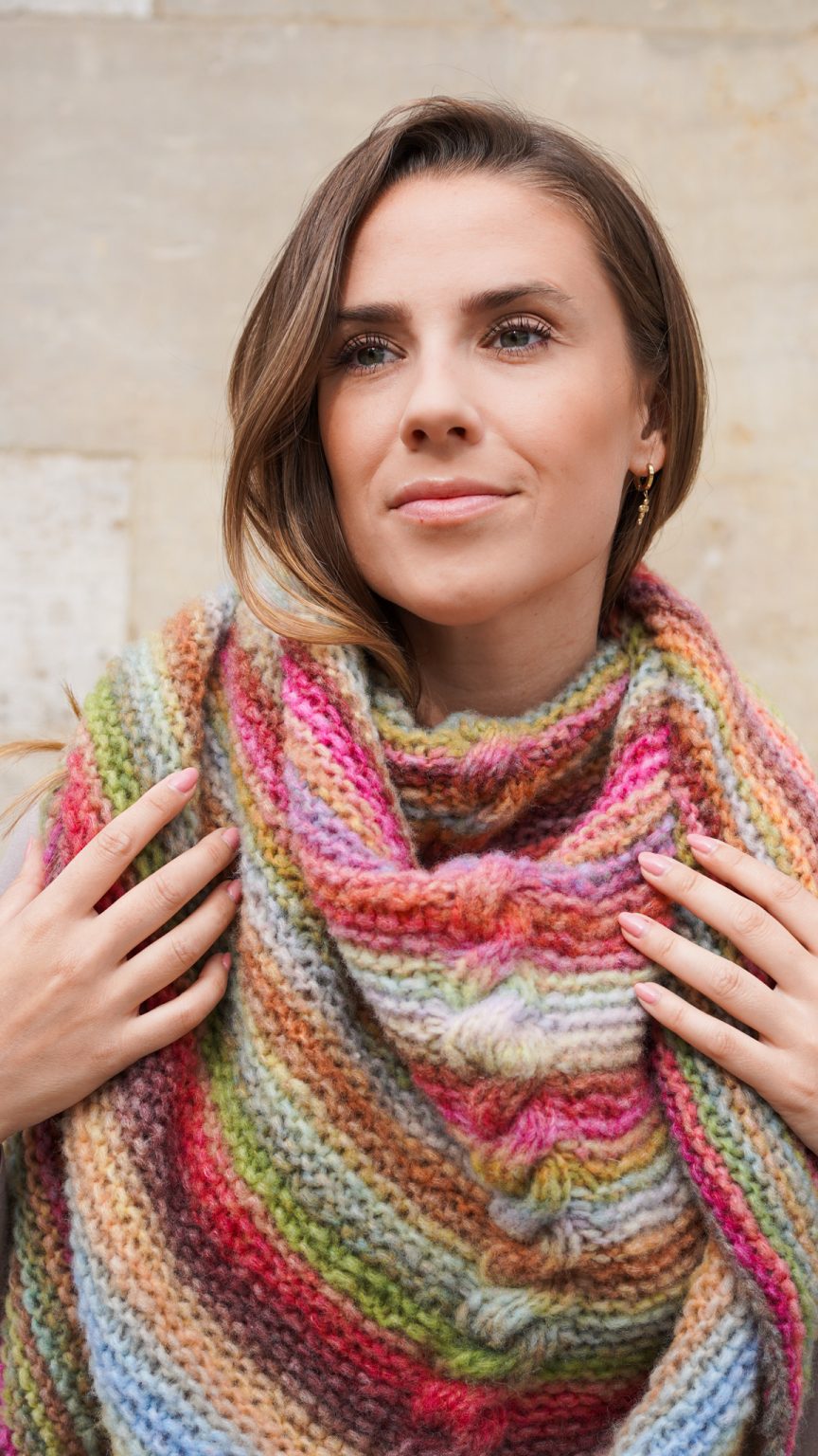 Anleitung Dreieckstuch mit Zopf - judithjelena.com Anleitung Dreieckstuch mit Zopf - judithjelena.com