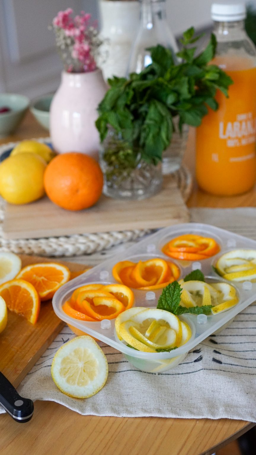 Kreative Eiswürfel Ideen für deine nächste Party – Blumen aus Orangen ... Kreative Eiswürfel Ideen für deine nächste Party – Blumen aus Orangen ...