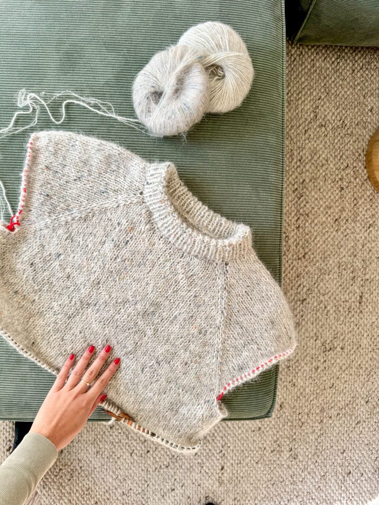 raglan von oben stricken anleitung