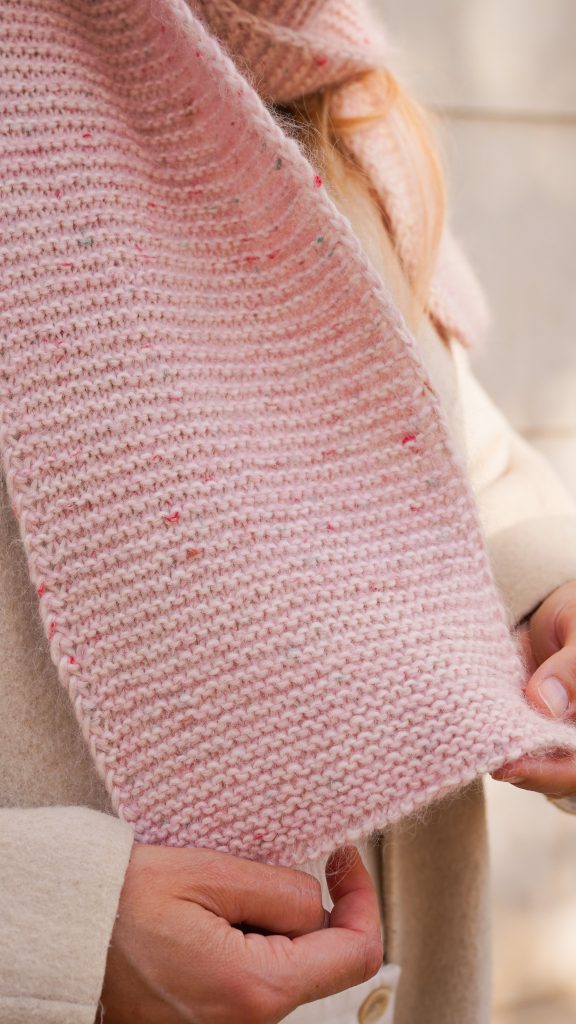 Anfänger Schal Krausrechts