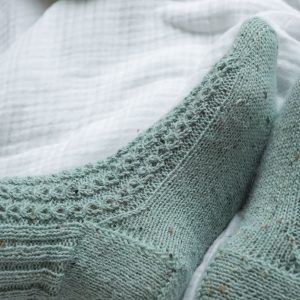 Socken stricken Anleitung Kaffeebohnenmuster