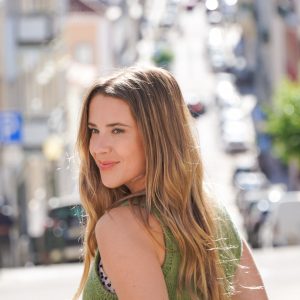 nahtlos gestricktes Tanktop Damen modern stricken