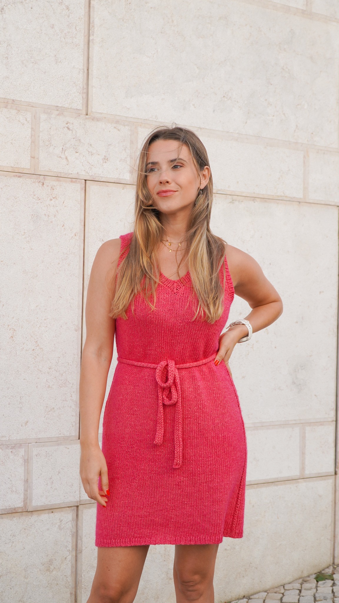 Sommerkleid stricken mit femininer Passform