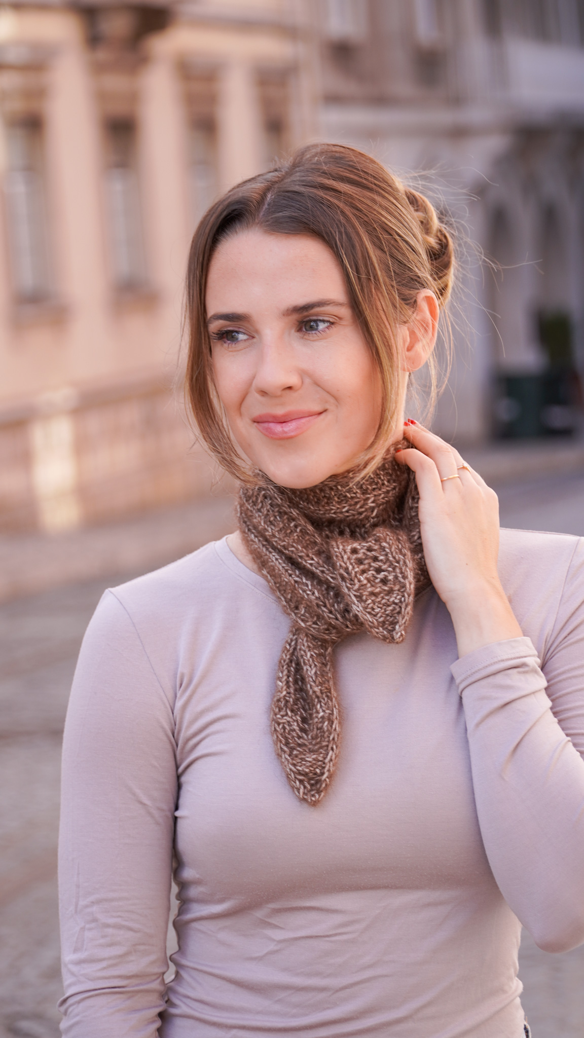 Wendbarer Minischal – Strickanleitung