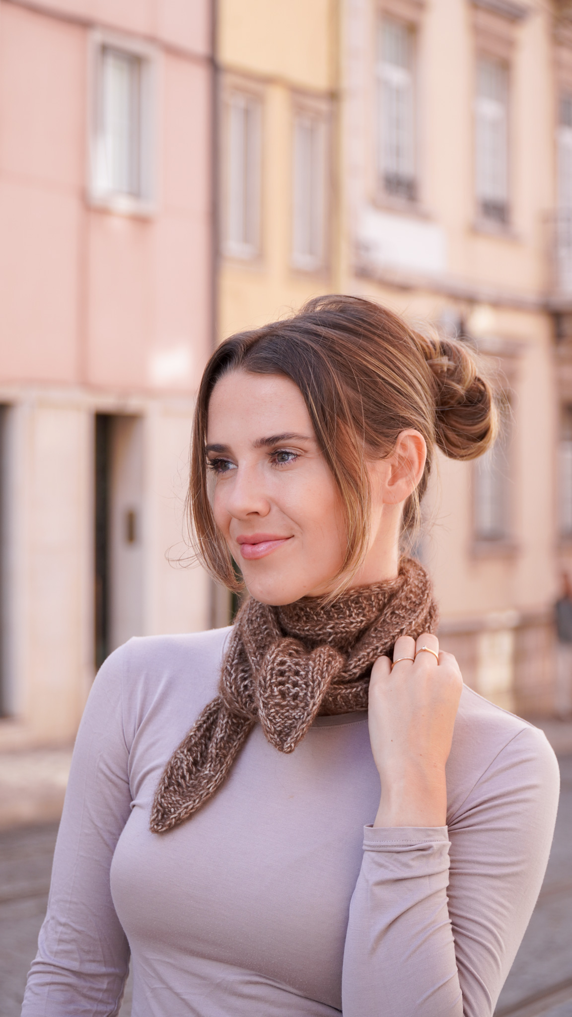 Wendbarer Minischal – Strickanleitung